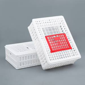 Foldable and <strong>Stackable</strong> Plastic Poultry Transport <strong>Crate</strong> <strong>Size</strong> 960*570*270mm with Removable Bottom for Easy Cleaning Suitable - Product Image 4