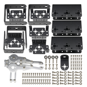 Aluminium roboter 6 DOF Arm Claw Mount Kit Mechanische Roboterarm klemme Claw Mount Elektronisches Kit für Arduino DIY Robot Parts