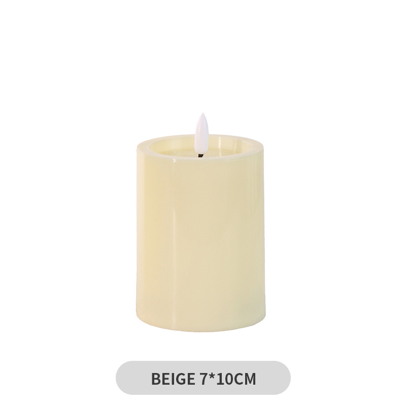Cabeza redonda beige