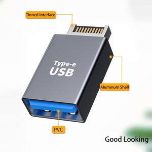 デスクトップコンピューターマザーボードケーブルアダプターコネクターUSB3.1フロントパネルヘッダータイプCからタイプE拡張プラグコンバーター