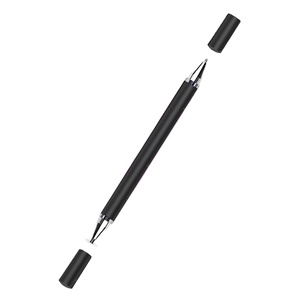 2-in-1 ปากกาสไตลัสดําสําหรับ iPhone iPad Pro Mini Air Android Microsoft หน้าจอสัมผัสแบบ Capacitive ทั้งหมด-สําหรับการเขียนการวาดภาพ - Product Image 1