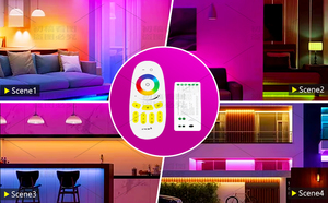 Controlador LED inalámbrico inteligente Tuya, tira de atenuador de luz RGBWW 3 en 1, 2,4G, Wifi, 6A, corriente de salida, OEM Bienvenido - Product Image 5