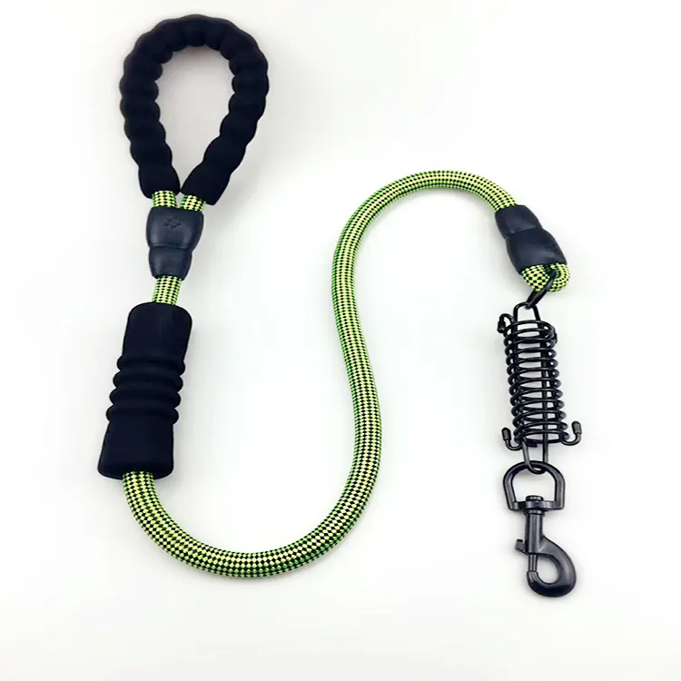 Fashion design High quality round rope adjustable PP dog leash for pet leash