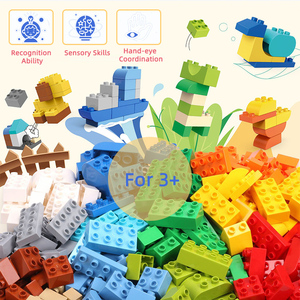 高品质大块彩色塑料块各种形状创意DIY儿童益智玩具 - Product Image 5