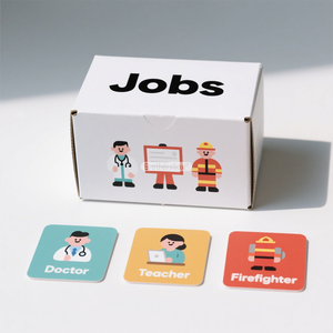 Oem Tùy Chỉnh In Ấn Học Tập Nhân Vật Dạy Nghề Giáo Dục Tùy Chỉnh Flashcards Cho Trẻ Em Và Người Lớn - Product Image 2