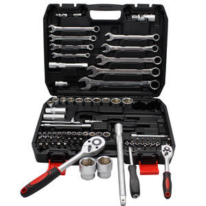 Toptan 82 parça oto tamir aracı kiti ile özel Logo mat CRV soket & kombinasyon anahtarı OEM desteği - Product Image 3