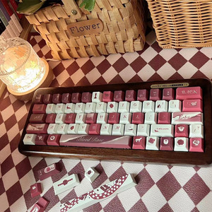 Personality Bloody Rose Keycaps142 <strong>Keys</strong> Cherry/EOA Profile PBT Dye Subbed Keycap for MX Switch Mechanical Keyboard