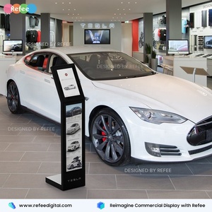 2 In 1 ampio schermo Touch chiosco Bar allungato piano interno In piedi verticale informazioni interattive Digital Signage Totem LCD - Product Image 3