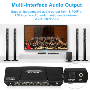 TESmart OEM ODM <strong>Input</strong> <strong>4</strong> <strong>Output</strong> <strong>1</strong> HDMI <strong>Switcher</strong> HDCP 2.2 Detection CEC 4K60Hz HDMI Switch - Product Image 4