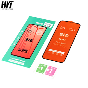 Sıcak satış 21d tam kapak tam tutkal ekran koruyucu için Iphone 6 7 8 X Xs Xr 11 12 Pro Max 13 14 temperli cam - Product Image 2