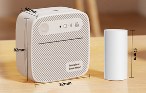 Mini Portable Thermal Printer for Pictures/Retro-<strong>Style</strong> Photos/Receipts/Notes/Lists/Label/Memo/QR <strong>Codes</strong> for Android or IOS APP - Product Image 4