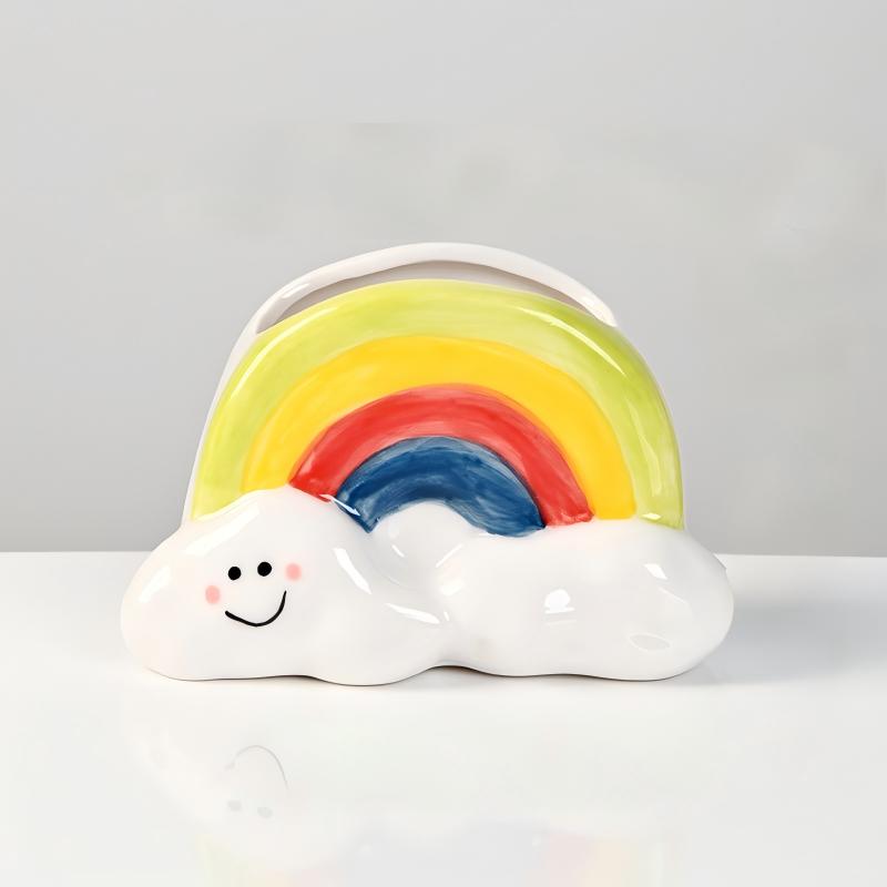 Bassin chenille arc-en-ciel