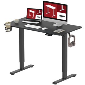 Prodotti all'ingrosso scrivania regolabile in altezza, tavolo in piedi 5 livello di regolazione dell'altezza con funzione di memoria è semplice da montare - Product Image 3