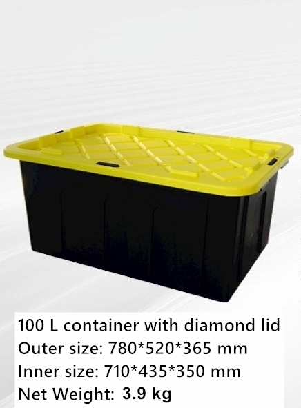 100L tank (diamond) out 78*52*36.5 in 71*43.5*35cm