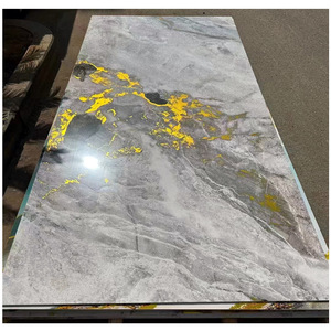 Panneaux muraux modernes en PVC pour marbre UV, panneau mural décoratif intérieur en PVC pour le salon et la cuisine - Product Image 6