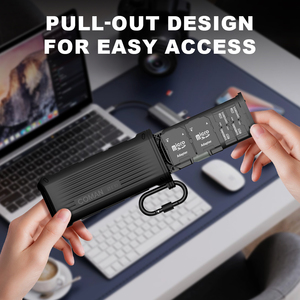 科曼E10读卡器USB 3.1型适配器存储卡盒存储盒防水SD TF高速工具箱 - Product Image 5
