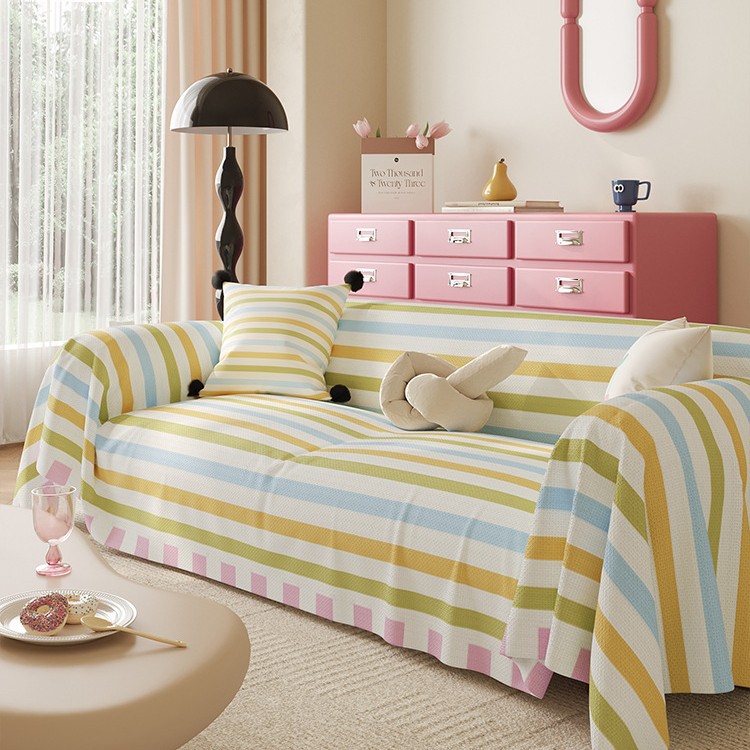 Shahewell - ผ้าคลุมโซฟาสีสันสดใส