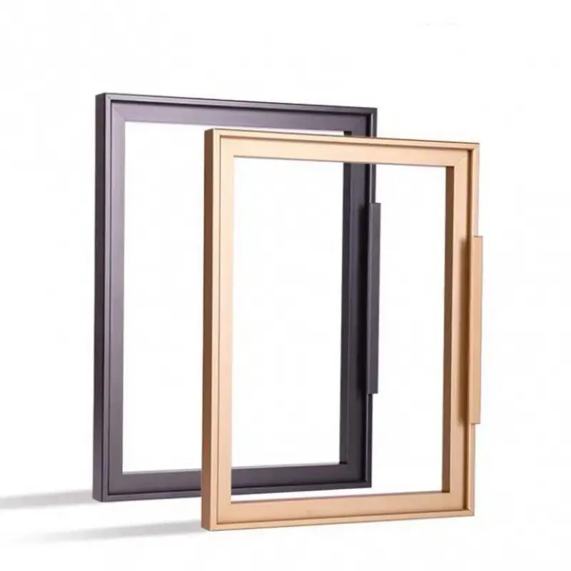 Moderna porta in vetro minimalista telaio in alluminio profilo in alluminio telaio stretto telaio porta armadio in vetro