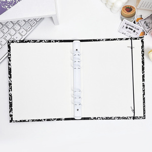 Sổ Tay Album Kế Hoạch Ngân Sách Phong Cách Crackle Đá Cẩm Thạch Đầy Màu Sắc Sổ Tay Bìa Album Ảnh Bài Viết Có Thể Nạp Lại A5 Sổ Tay Cổ Điển - Product Image 2