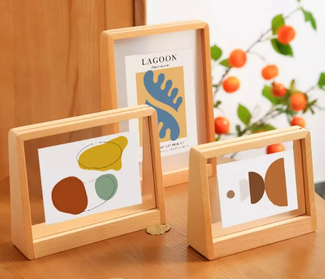table creative solid wood picture frame