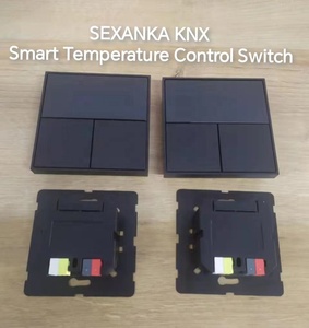 SEXANKA RS485 Fabbrica Sistema di Automazione Casa Intelligente di Spinta In Metallo Button Intelligente Parete Interruttore Digitale Interruttore Regolatore di Temperatura - Product Image 6