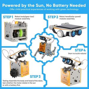 太阳能机器人套件高科技科学玩具12合1儿童开发教育套件 - Product Image 4