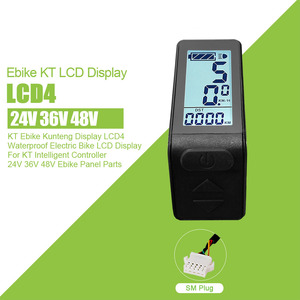 LCD4 мини-ЖК-дисплей 24V 36V 48V контроллер совместимый электрический велосипед комплект для преобразования ЖК-дисплей для электровелосипеда - Product Image 2