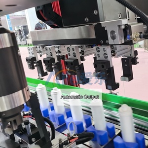 Fabbrica alta produzione officina ad alta velocità crema anulare riempimento F16 bottiglia automatica soffiaggio coperchio a pressione tappatrice - Product Image 5