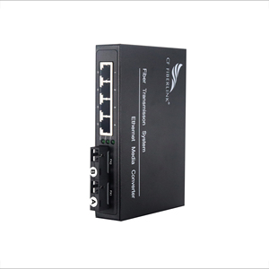 Oem/ODM duy nhất-chế độ quang IP mạng SC thiết bị sợi quang 2 * SFP 4 * RJ45 cổng 20km phạm vi 1310nm/1550nm 20km sợi - Product Image 6