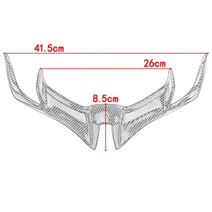 YAMAHA YZF R15 V3 toptan parçaları ön kaporta Winglets aerodinamik kanat koruma muhafızları - Product Image 6