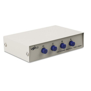 4端口ABCD手动迷你网络共享开关盒4In1/1In4 RJ45 - Product Image 1