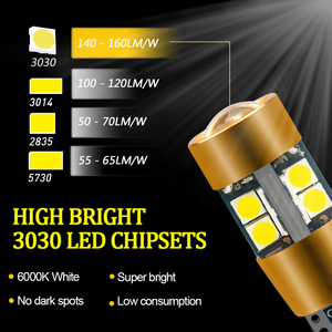 Araba LED sinyal ışığı turuncu Amber işıkları 3030 12V pozisyon işıkları 2821 park lambaları 2827 2525 şehir W5WB 194NA 168 otomobil parçaları