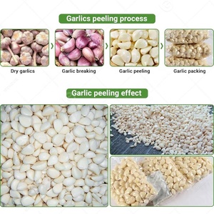 Tipo di catena pneumatica piccola produzione di macchina di buccia di processo a secco di aglio - Product Image 6