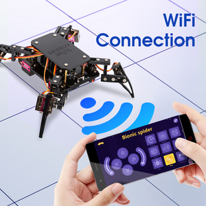 Robot ragno fatto da te IoT ESP8266 Kit robotico Wireless IoT Robot quadrupede bionico C/C + + codice Starter Kit per Arduino