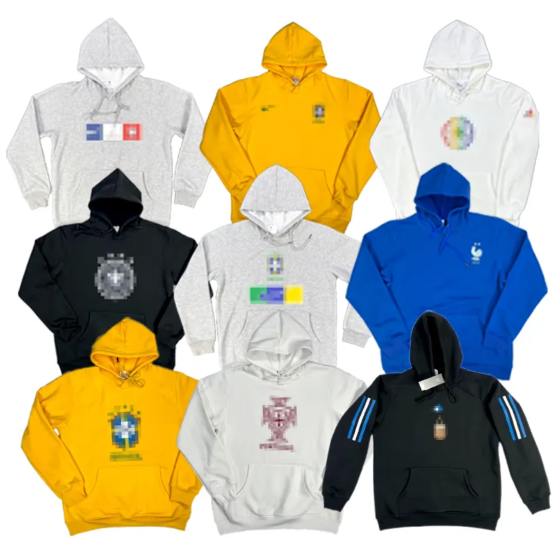Football Sweater Brazil Portugal France Germany Argentina Messi Pullover Hoodie Soccer Sweater