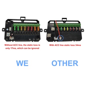 8 Gang Switch Panel controllo interruttore automobilistico LED on-Off interruttore auto controllo circuito relè sistema LED Touch Controller auto - Product Image 5