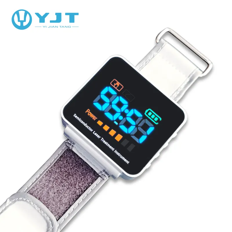 China Wholesale Laser Therapy Watch 650nm Medical Red Light Therapy Alta Pressão Diabetes Cure Laser Watch