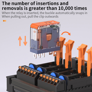 4/6/8/12 चैनलों के साथ लालबू जे 13a औद्योगिक रिले मॉड्यूल एकीकृत dc220v 8a 12a 1nc 2nc - Product Image 3