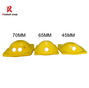 20*20*7cm Plastic Road Stud ROADSAFE South America Safety CAT EYE Hat Shape <strong>Reflector</strong> 2 Cat Eye Light