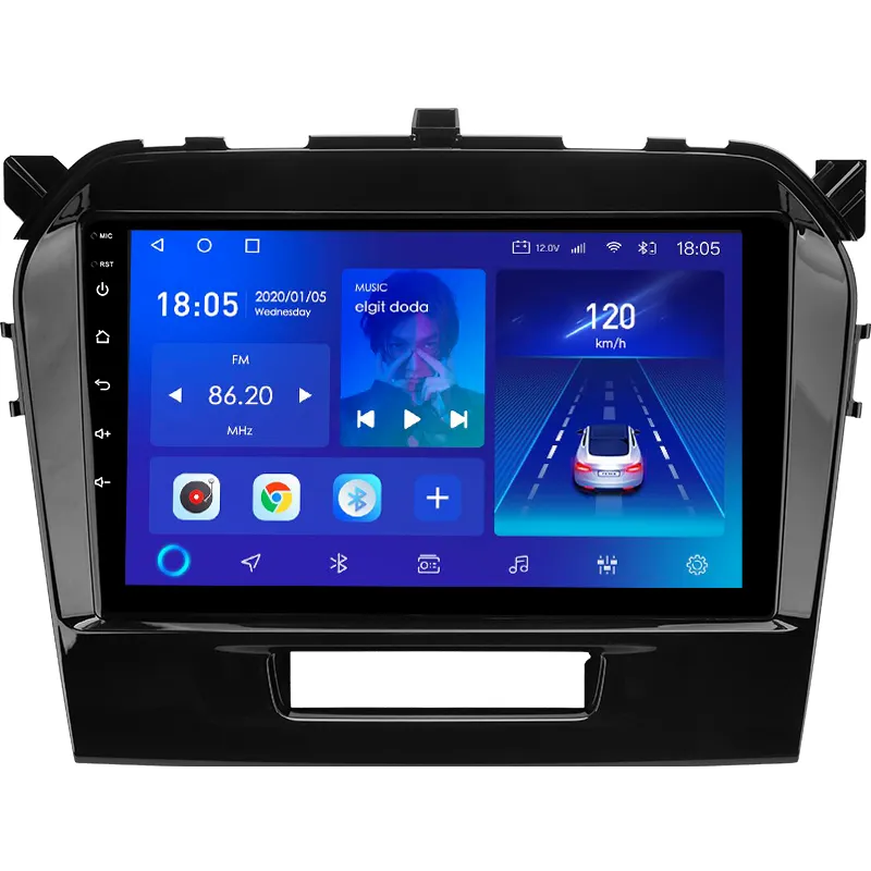 Android 12 Cho Suzuki Vitara 4 2014 - 2018 Đài Phát Thanh Xe Hơi Đa Phương Tiện Video Player Navigation Stereo GPS Android No 2din 2 Din Dvd