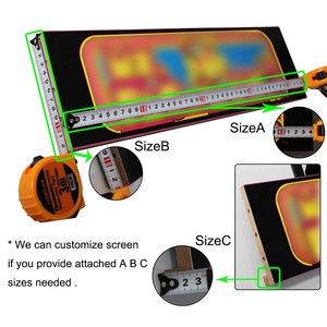 Monitor de coche Lcd de repuesto con entrada de 12V CC Vs123Zj01 12,3 pulgadas 1920X720 Monitor Lcd pantalla ancha para juego - Product Image 2