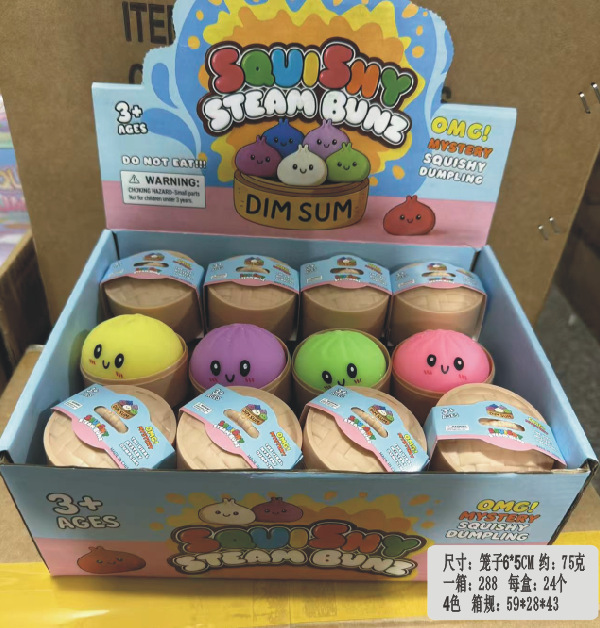 Petit chignon emoji coloré-6 cm de poids
