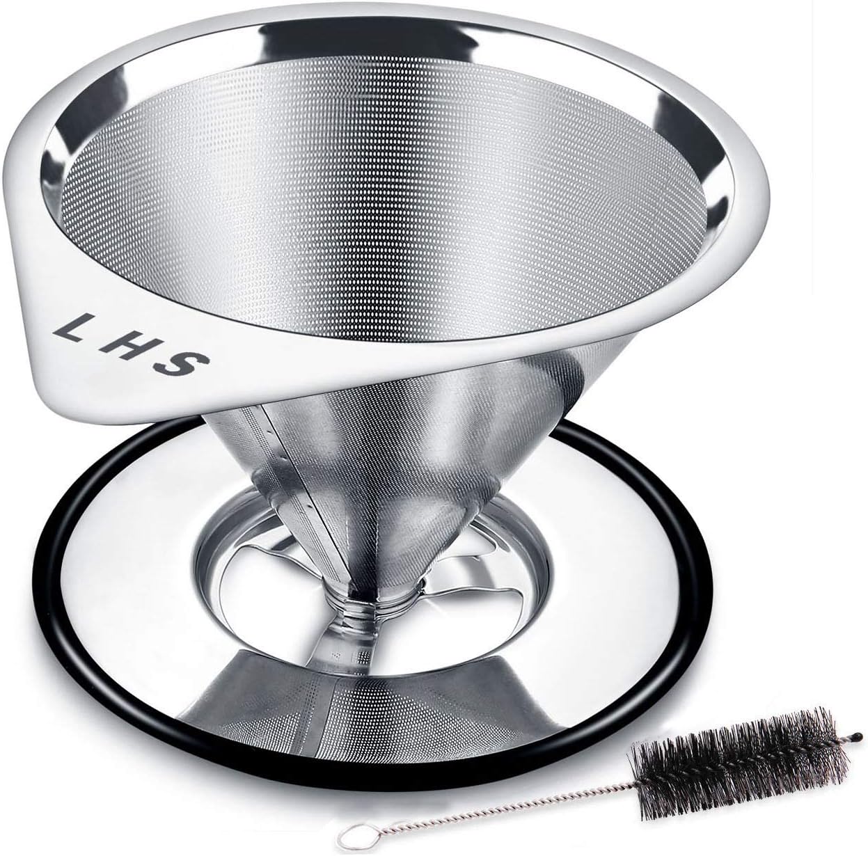 Single mesh 1-4 cups silver