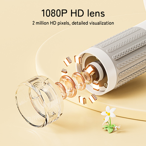 3英寸IPS屏幕8LED 1000X便携式手持高品质儿童数字放大镜儿童科学教育显微镜玩具