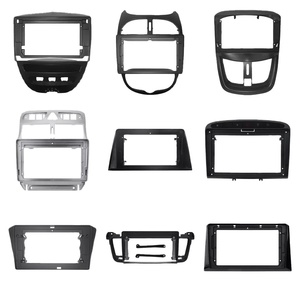 Universal Car Dash Installation Trim Kit Gps Navigation Frame for Peugeot <strong>207</strong> 2006-2010 Android 9Inch Car Dvd Player Accessories - Product Image 1