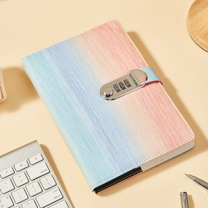 Cuaderno estilo bloqueo PU cuaderno amor bloqueo diario cuaderno para niñas con bloqueo - Product Image 3