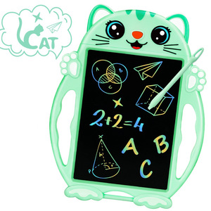 Özel 8.5 inç LCD yazı tahtası Set eğitim çizim oyuncaklar çocuklar için el yazısı uygulama karikatür Unicorn ayı plastik - Product Image 2