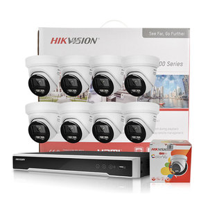 原装Hik 2MP/4MP/8MP闭路电视Acusense智能双灯vif IP摄像机套件4ch 8ch 16ch 32ch Ip监控摄像机系统 - Product Image 2