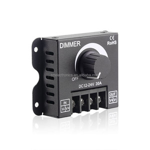 LED striscia di luce Dimmer 12v 24 v30a Dimmer Controller Led striscia di luce Pwm dimmerazione rotante interruttore Dimmer rotante per luci a Led - Product Image 3