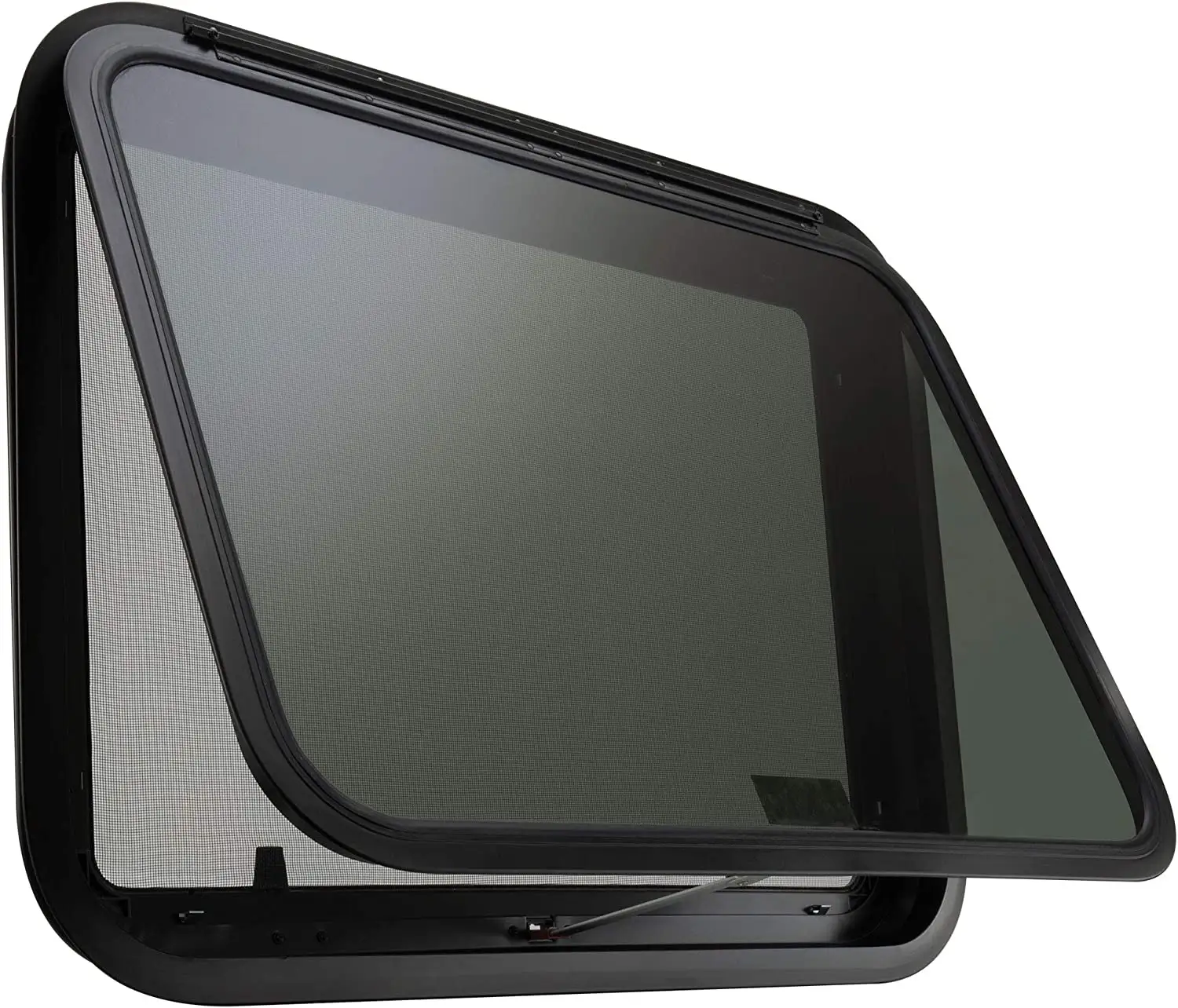 Push Out Double Verre Fenêtre Caravane Acrylique Fenêtre 900X520 Verre Push 90 Dgree Rv Camper Passage Double Vitrage Aluminium